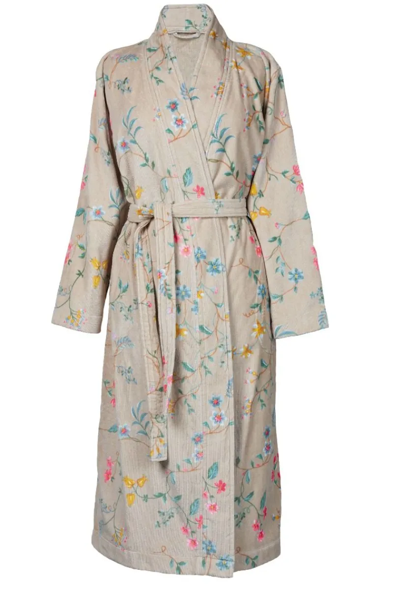 Pip Studio Bademäntel|Bademantel Les Fleurs Khaki