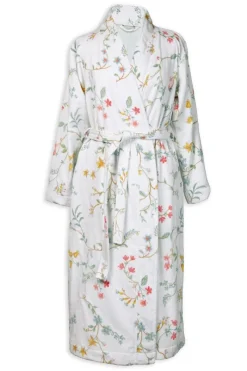 Pip Studio Bademäntel|Bademantel Les Fleurs Weiß