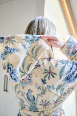Pip Studio Bademäntel|Bademantel Secret Garden /Blau Weiß