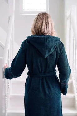 Pip Studio Bademäntel|Bademantel Soft Zellige Dunkel Blau