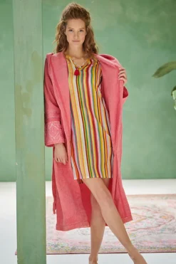 Pip Studio Bademäntel|Bademantel Soft Zellige Koralle