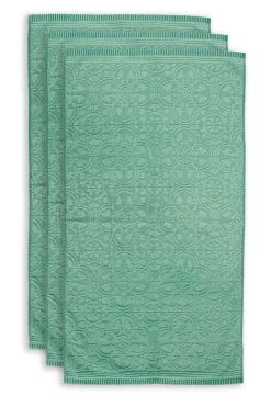 Pip Studio Handtücher|Badetuch Set/3 Tile de Pip 55x100 cm Grün