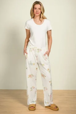 Pip Studio Hosen|Belin Lange Hose Blossom Chique Weiss