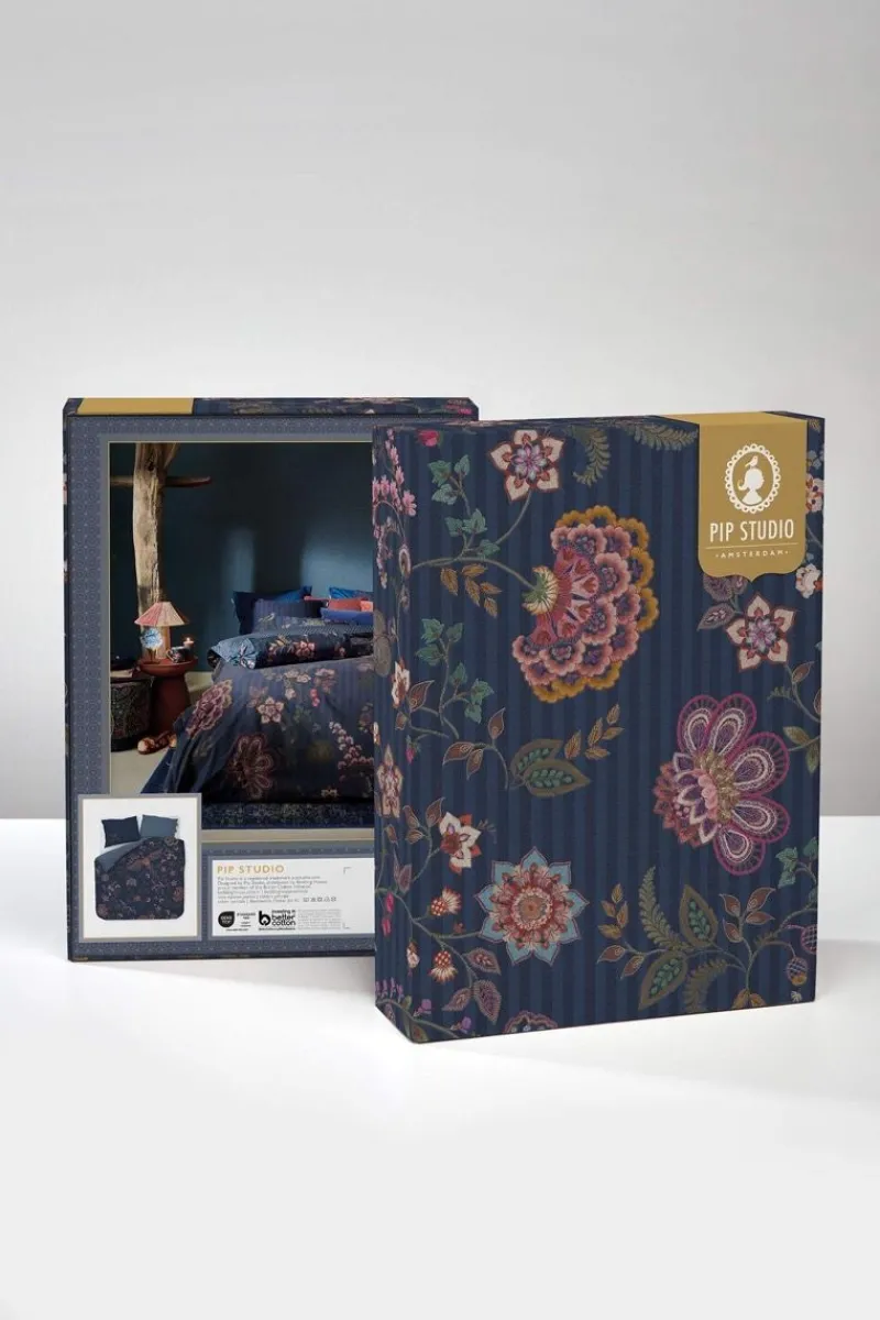 Pip Studio Bettbezüge|Bettbezugsset Buenas Noches Dunkel Blau