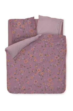 Pip Studio Bettbezüge|Bettbezugsset Flores Bailando Purpur Violett
