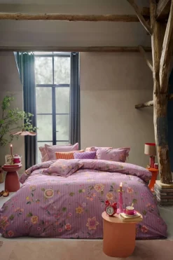 Pip Studio Bettbezüge|Bettbezugsset Flores Bailando Purpur Violett