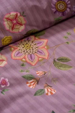 Pip Studio Bettbezüge|Bettbezugsset Flores Bailando Purpur Violett