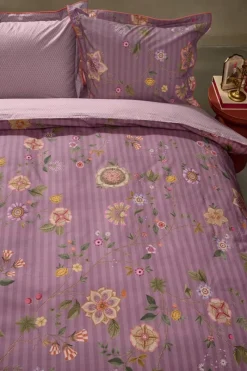 Pip Studio Bettbezüge|Bettbezugsset Flores Bailando Purpur Violett