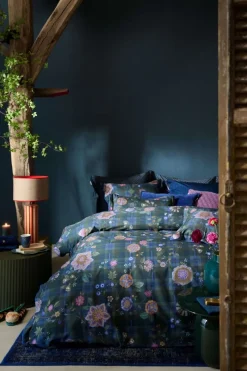 Pip Studio Bettbezüge|Bettbezugsset Flores Felices Dunkelblau