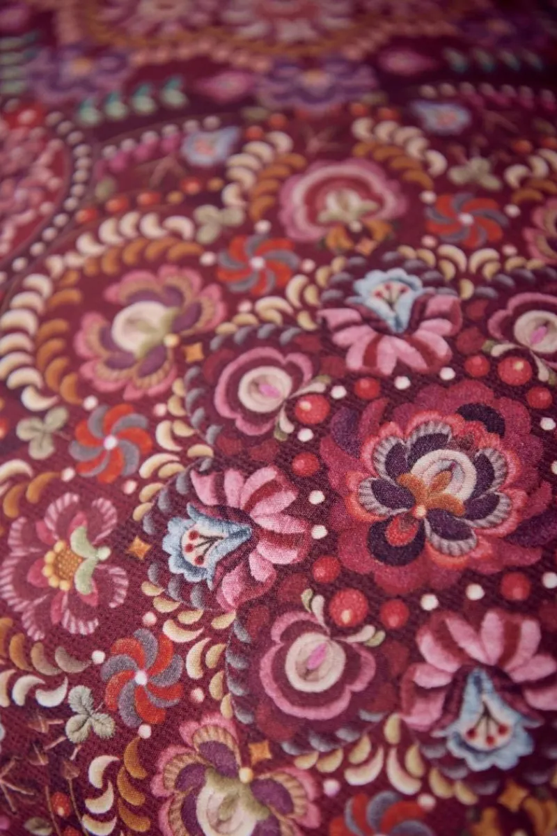 Pip Studio Bettbezüge|Bettbezugsset Il Mosaico Dunkelrot