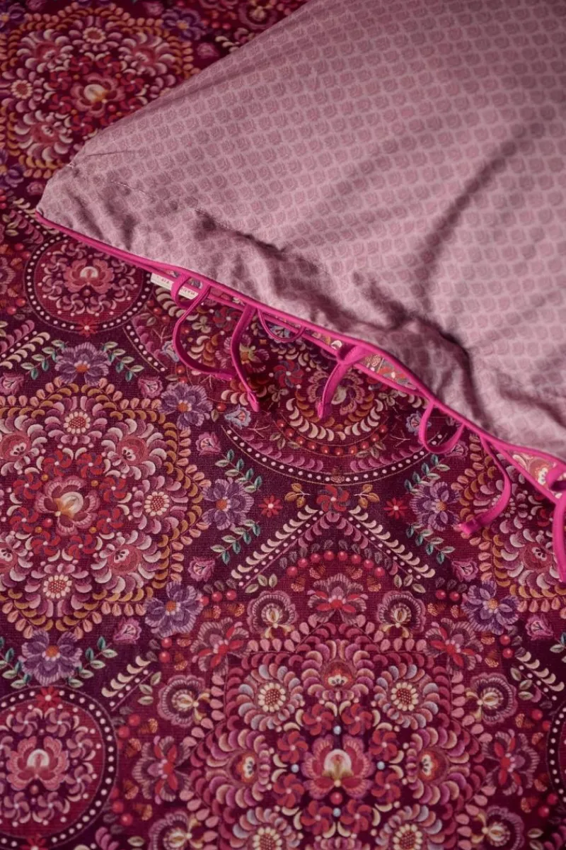 Pip Studio Bettbezüge|Bettbezugsset Il Mosaico Dunkelrot