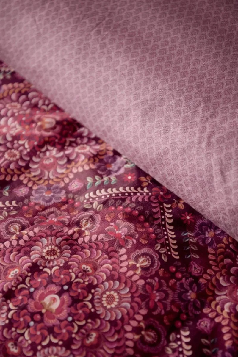 Pip Studio Bettbezüge|Bettbezugsset Il Mosaico Dunkelrot