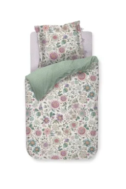 Pip Studio Bettbezüge|Bettbezugsset Viva las Flores Weiß