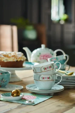 Pip Studio Cappuccino Tasse|Tasse & Untertasse|Blushing Birds Cappuccino Tasse & Untertasse Weiß