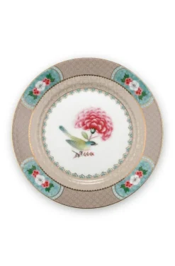 Pip Studio Gebäckteller|Blushing Birds Gebäckteller 17 cm Khaki