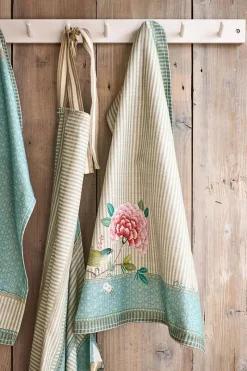 Pip Studio Geschirrtuch|Blushing Birds Geschirrhandtuch Khaki
