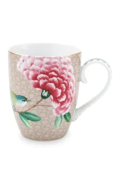 Pip Studio Teetassen|Blushing Birds Tasse Gross Khaki