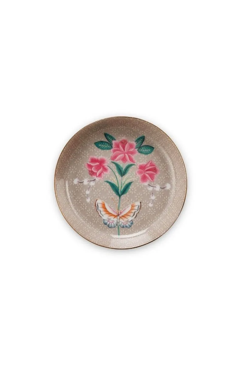 Pip Studio Teebeutelablage|Blushing Birds Teebeutelablage 9 cm Khaki