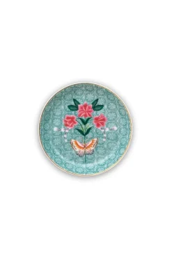 Pip Studio Teebeutelablage|Blushing Birds Teebeutelablage 9 cm Blau