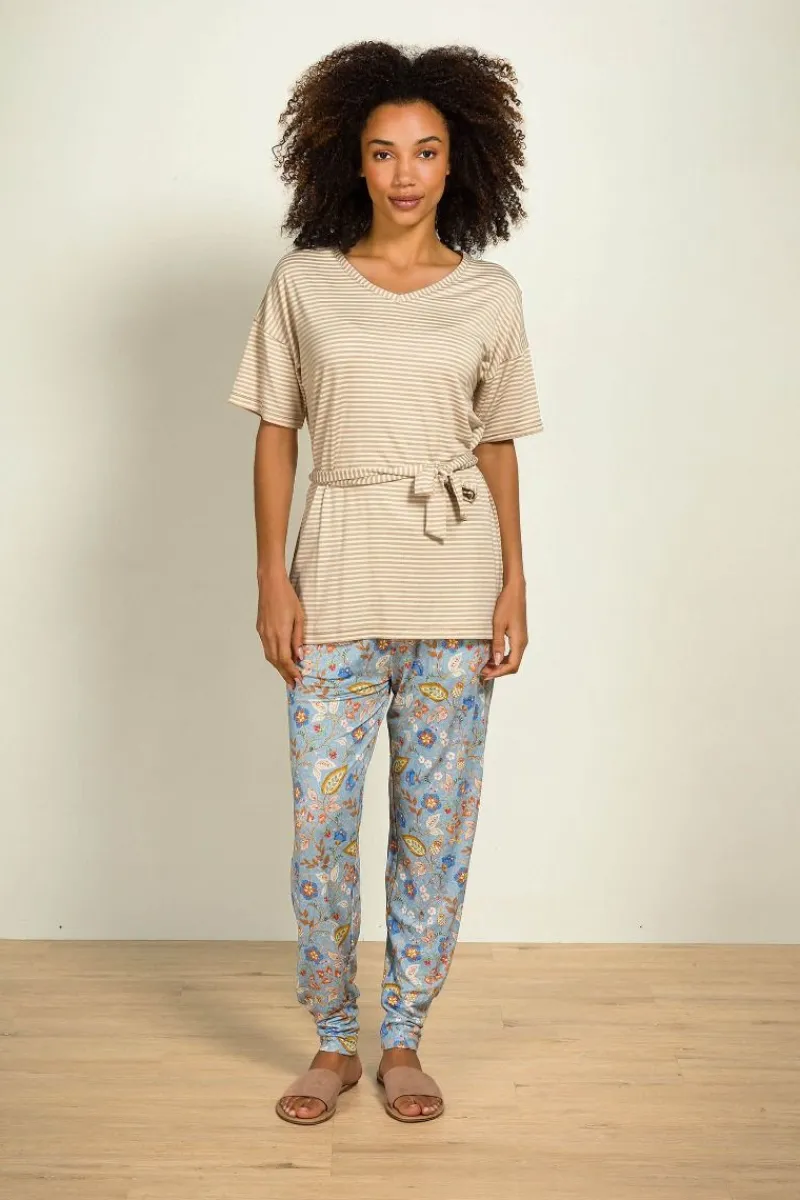 Pip Studio Hosen|Bobien Lange Hose Jameela Blau