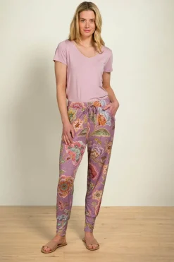 Pip Studio Hosen|Bobien Lange Hose Matata Lila Violett