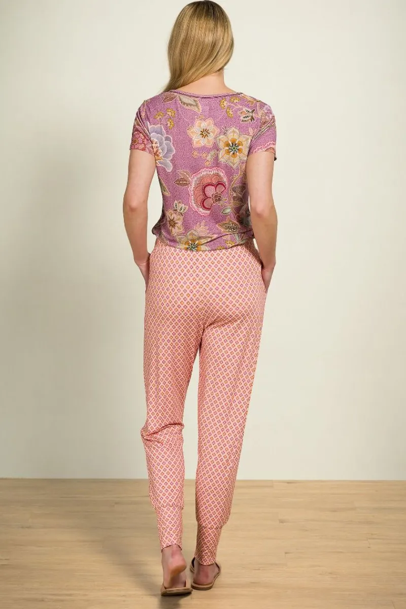 Pip Studio Hosen|Bobien Lange Hose Mojo Rosa