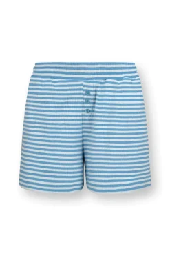 Pip Studio Shorts|Strandmode|Bobi Kurze Hose Little Sumo Stripe Blau