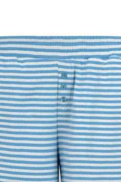 Pip Studio Shorts|Strandmode|Bobi Kurze Hose Little Sumo Stripe Blau