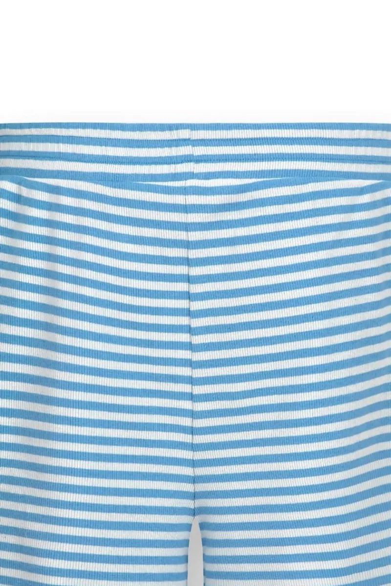 Pip Studio Shorts|Strandmode|Bobi Kurze Hose Little Sumo Stripe Blau