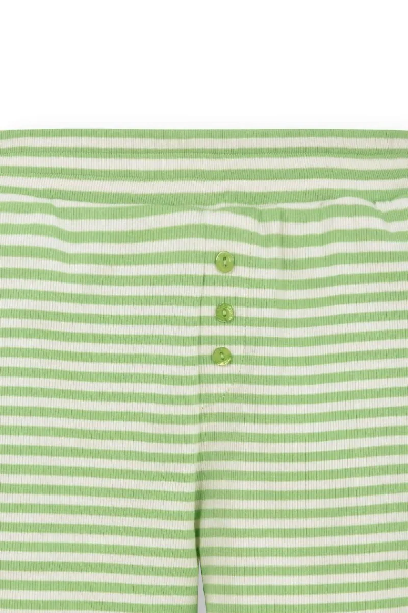 Pip Studio Shorts|Strandmode|Bobi Kurze Hose Little Sumo Stripe Grün