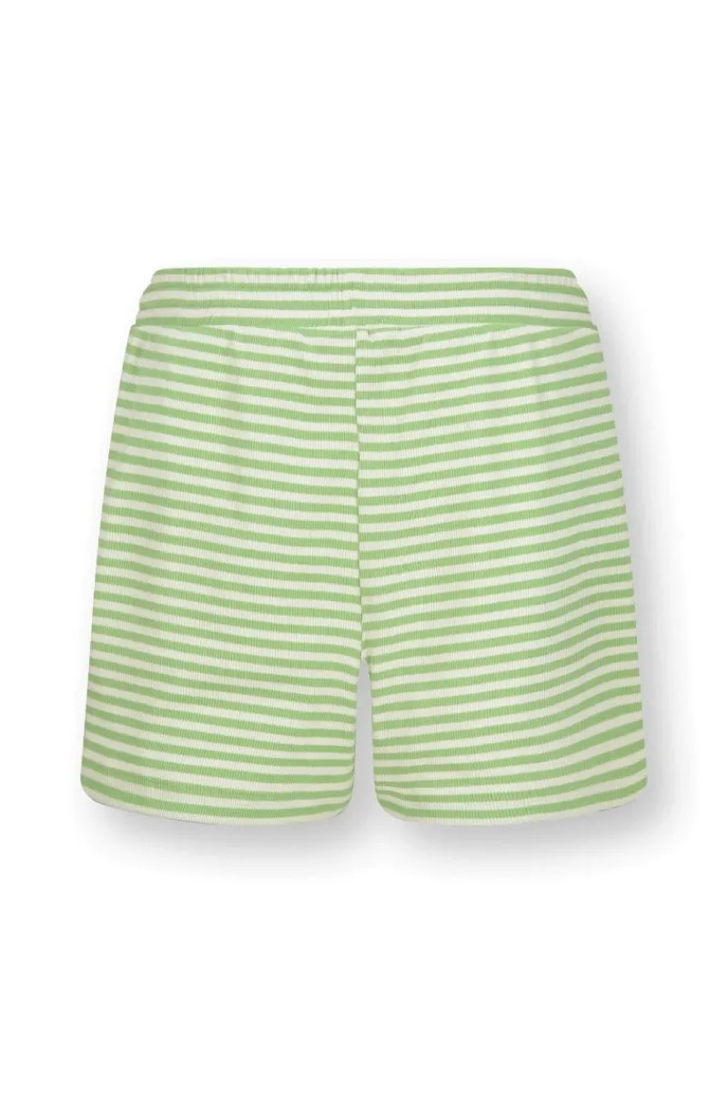 Pip Studio Shorts|Strandmode|Bobi Kurze Hose Little Sumo Stripe Grün