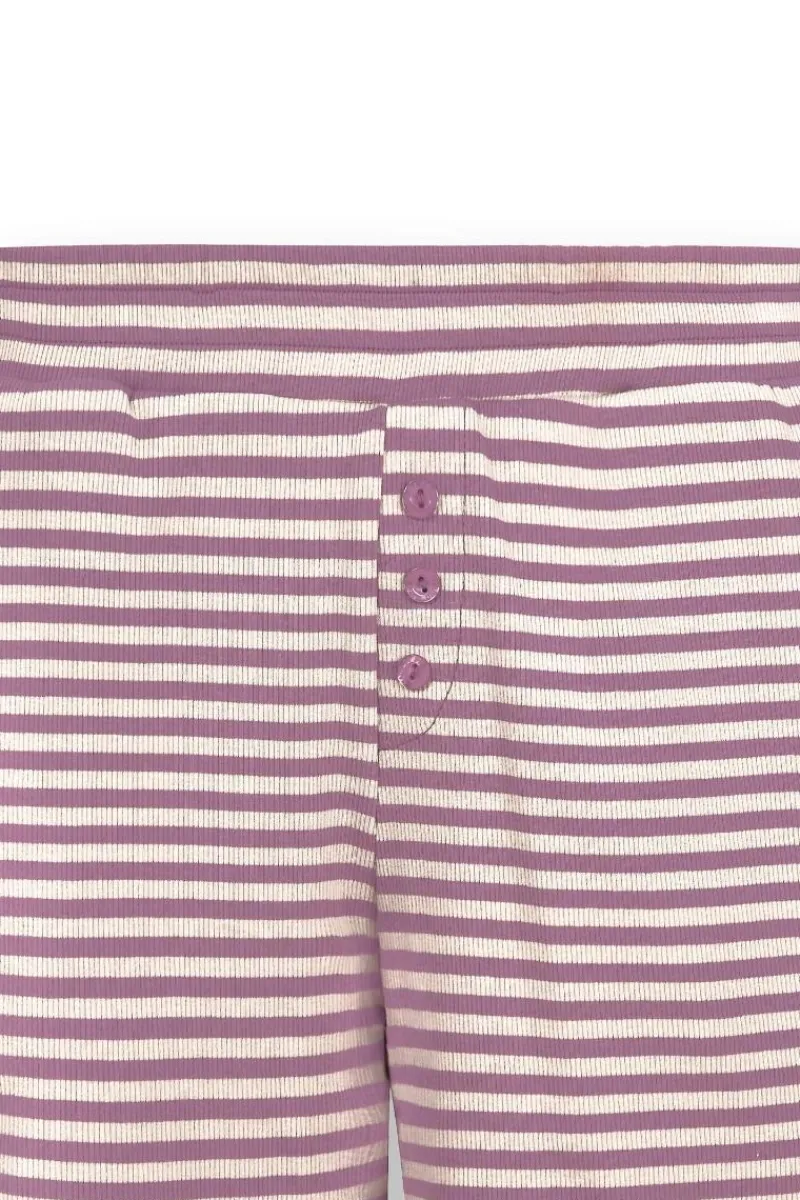 Pip Studio Shorts|Strandmode|Bobi Kurze Hose Little Sumo Stripe Lila Violett