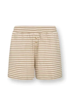 Pip Studio Shorts|Strandmode|Bobi Kurze Hose Little Sumo Stripe Sand
