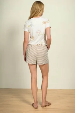 Pip Studio Shorts|Strandmode|Bobi Kurze Hose Little Sumo Stripe Sand
