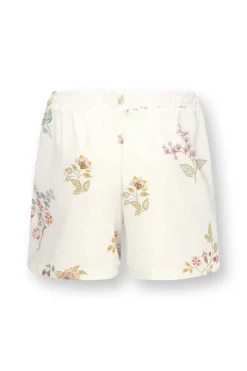 Pip Studio Shorts|Strandmode|Bo Kurze Hose Blossom Chique Weiss