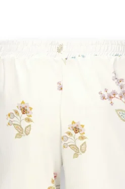 Pip Studio Shorts|Strandmode|Bo Kurze Hose Blossom Chique Weiss