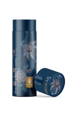 Pip Studio Thermosflaschen|Cece Fiore Thermosflasche Dunkelblau 500ml