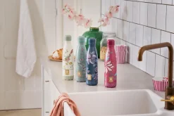 Pip Studio Thermosflaschen|Cece Fiore Thermosflasche Dunkelblau 500ml