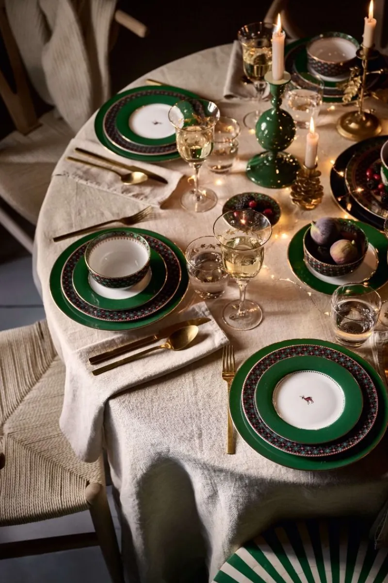 Pip Studio Weihnachten|Wein- Und Sektgläser|Champagnerglas Love Birds Gold