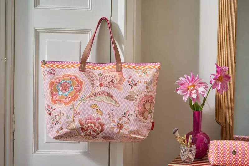 Pip Studio Kosmetiktasche|Necessaire|Coco Necessaire Mittel Samba Streifen Orange