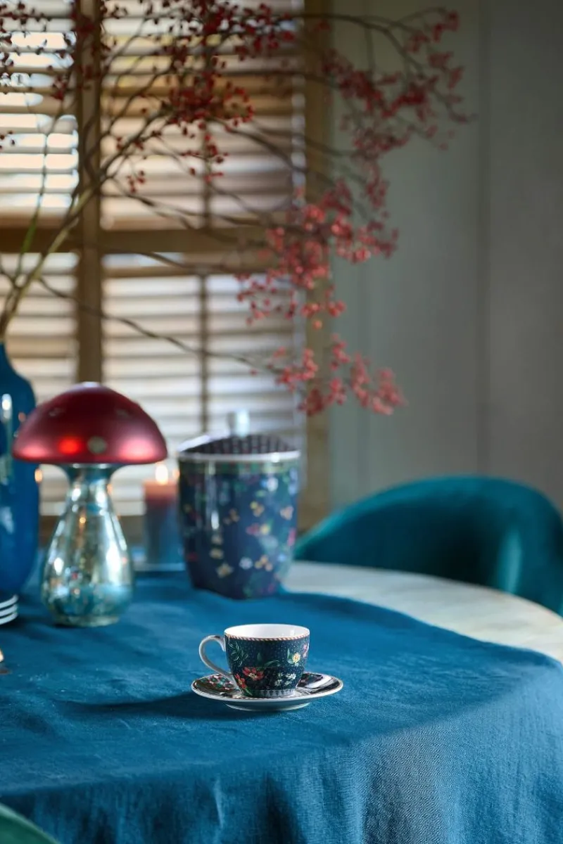 Pip Studio Espresso Tasse|Tasse & Untertasse|Espresso Tasse & Untertasse Berry Blues Blau