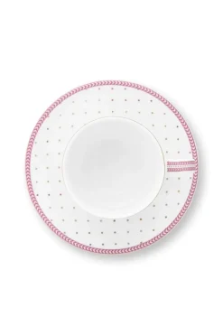 Pip Studio Tasse & Untertasse|Espresso Tasse|Espresso Tasse & Untertasse Jolie Punkte Gold Rosa