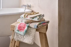 Pip Studio Handtücher|Extra Große Handtuch Tile de Pip Khaki 100x180 cm