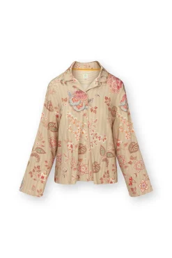 Pip Studio Tops|Tops Mit Langen Ärmeln|Faye Top Lange Ärmeln Buenas Noches Sand