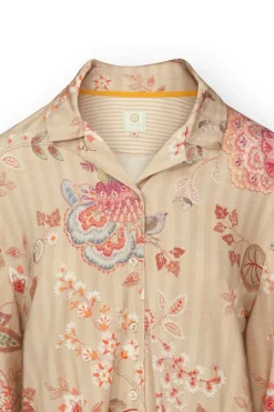 Pip Studio Tops|Tops Mit Langen Ärmeln|Faye Top Lange Ärmeln Buenas Noches Sand
