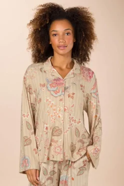 Pip Studio Tops|Tops Mit Langen Ärmeln|Faye Top Lange Ärmeln Buenas Noches Sand