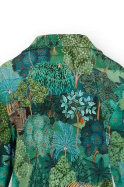 Pip Studio Tops|Tops Mit Langen Ärmeln|Faye Top Lange Ärmeln Jardin de Noche Blau