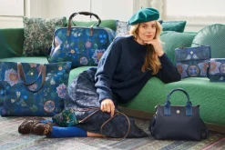 Pip Studio Taschen|Umhängetaschen|Fenna Schultertasche Klein Flores Felices Dunkel Blau