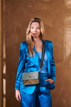 Pip Studio Taschen|Umhängetaschen|Fenna Schultertasche Klein Uni Blau