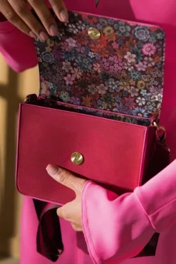Pip Studio Taschen|Umhängetaschen|Fenna Schultertasche Klein Uni Rot